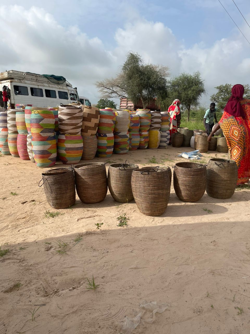 Fairtrade Afrikaanse manden, wasmanden